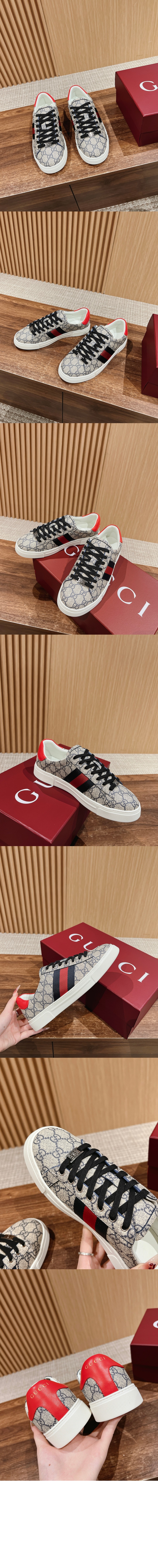 구찌 에이스 웹 스니커즈 760774