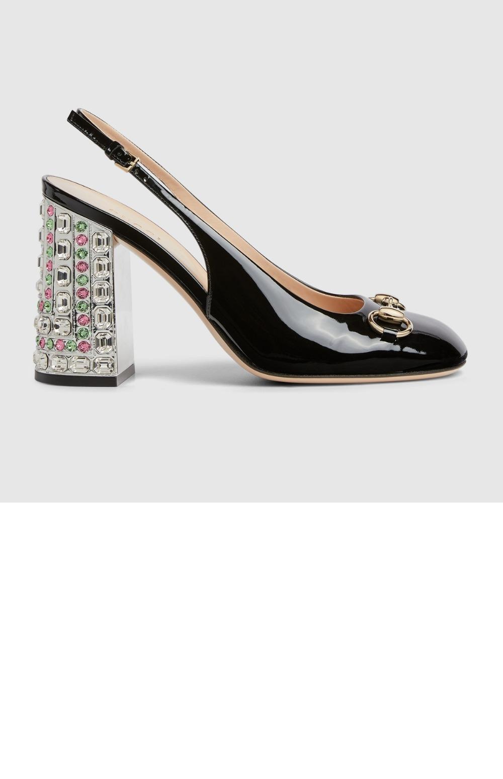 구찌 크리스탈 펌프스 795984