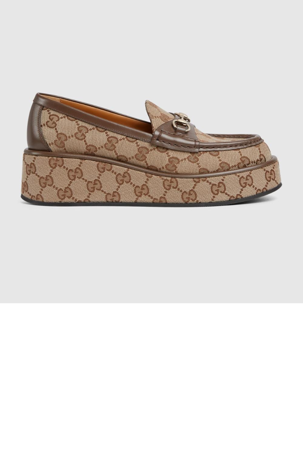 구찌 홀스빗 웨지 힐 로퍼 794316