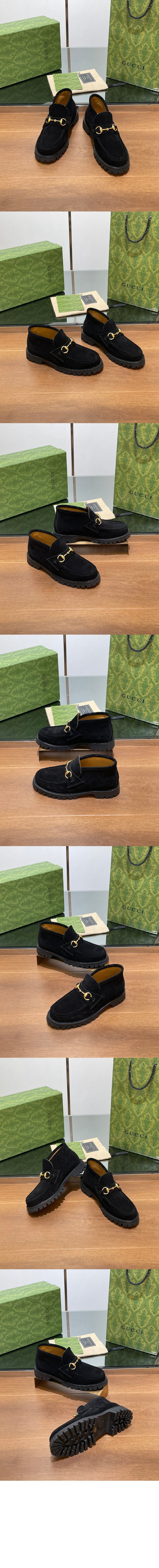 구찌 홀스빗 앵클 부츠 764206