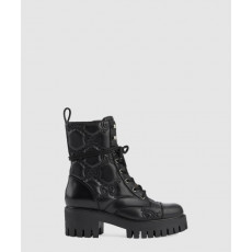 구찌 GG 마틀라세 레이스업 부츠 718386