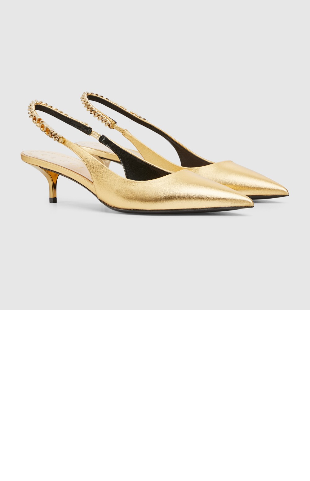 구찌 시뇨리아 슬링백 펌프스 817262