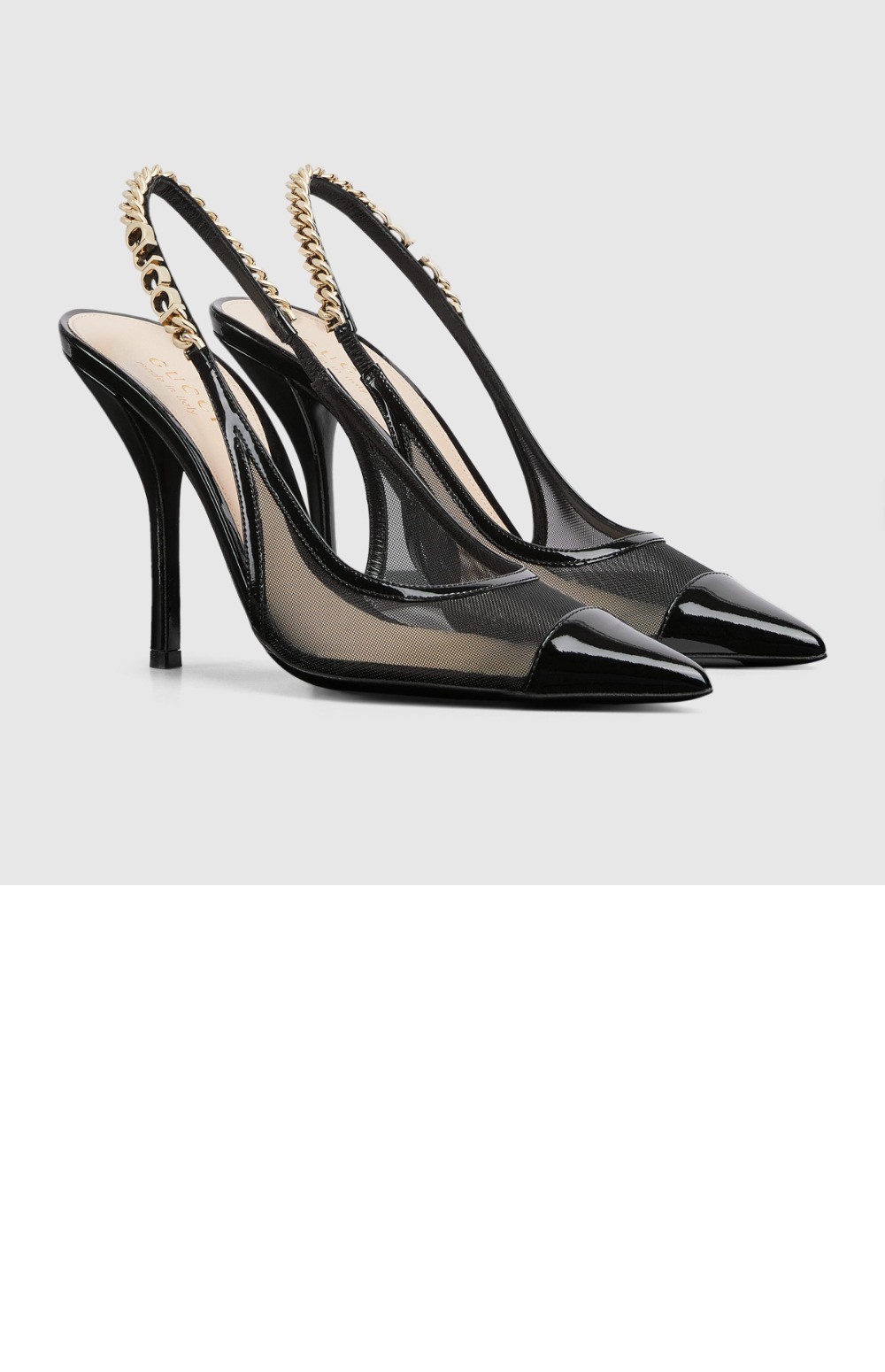 구찌 시뇨리아 슬링백 펌프스 816636