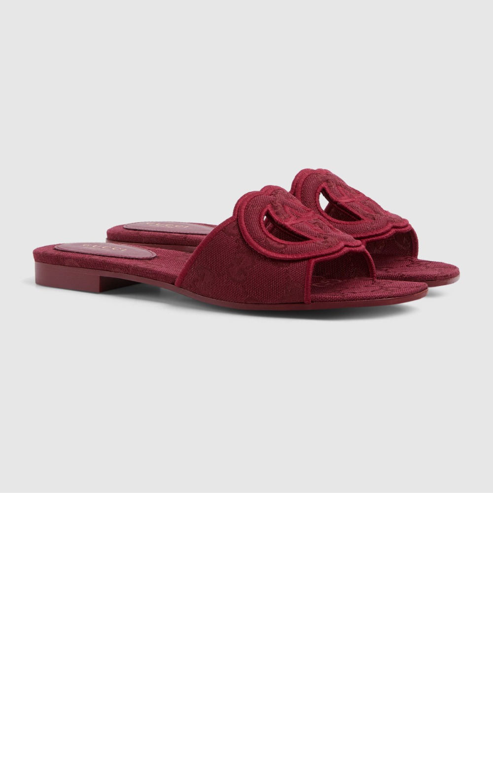 구찌 인터로킹 G 슬라이드 샌들 790447