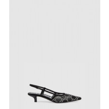 구찌 GG 스트랩 힐 675829