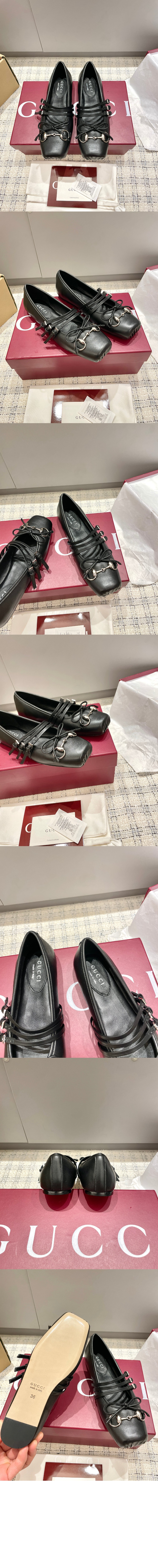 구찌 홀스빗 플랫 슈즈 814318