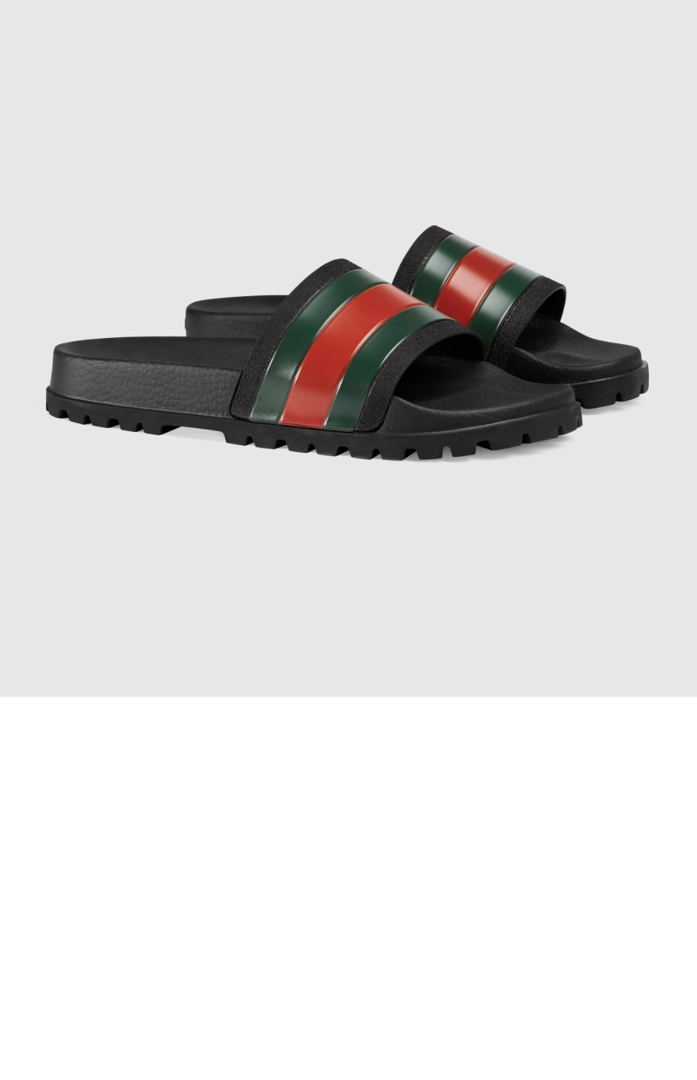 구찌 웹 슬라이드 샌들 429469