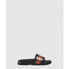구찌 웹 슬라이드 샌들 429469
