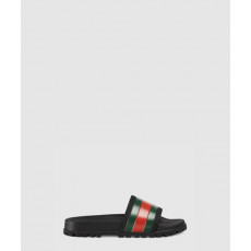 구찌 웹 슬라이드 샌들 429469