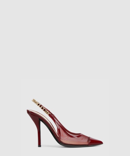 구찌 시뇨리아 슬링백 펌프스 816636