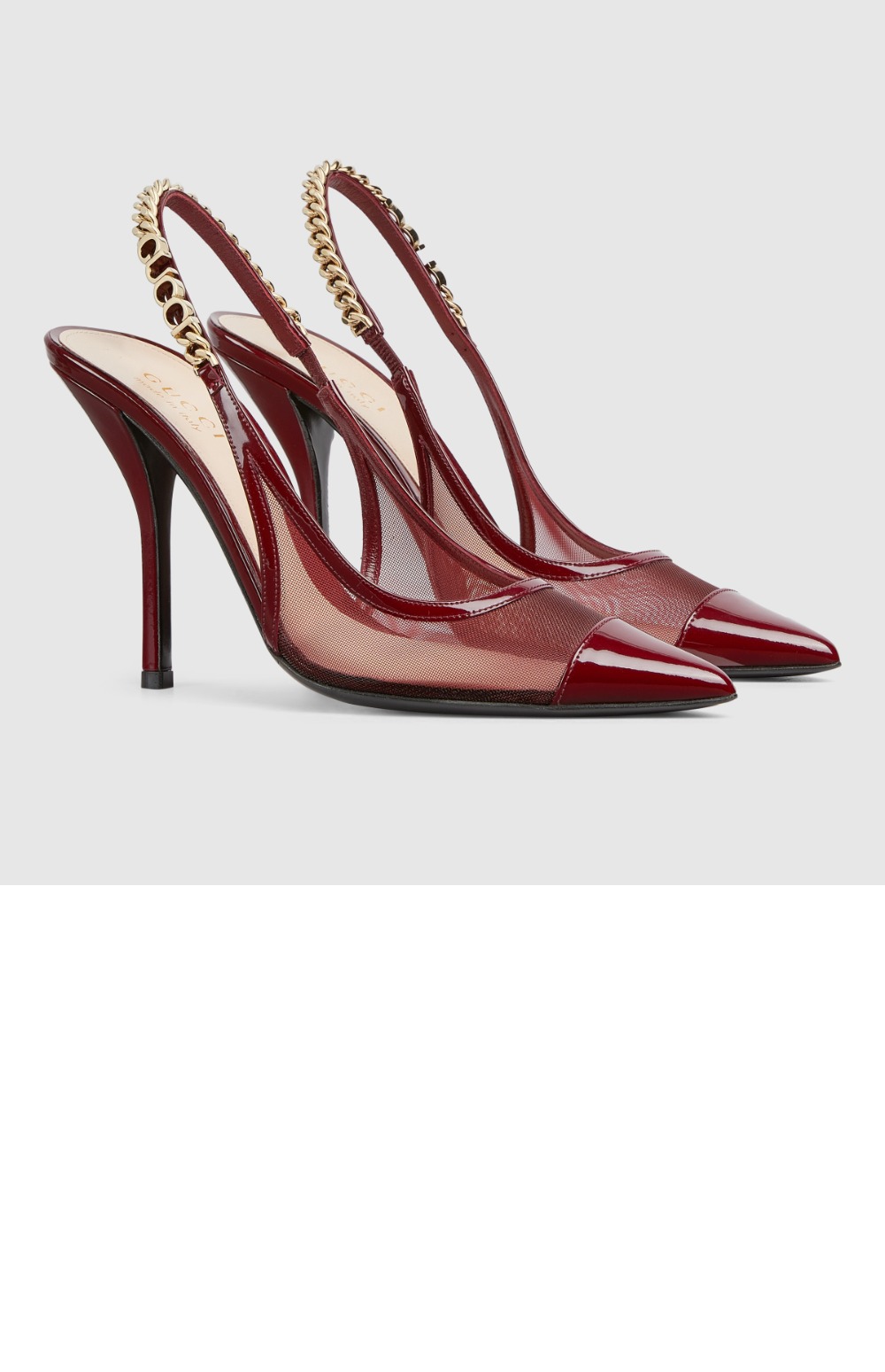 구찌 시뇨리아 슬링백 펌프스 816636