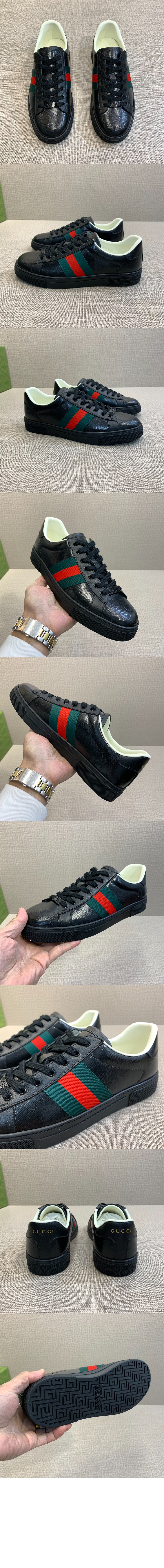 구찌 GG 크리스털 로우탑 스니커즈 760775