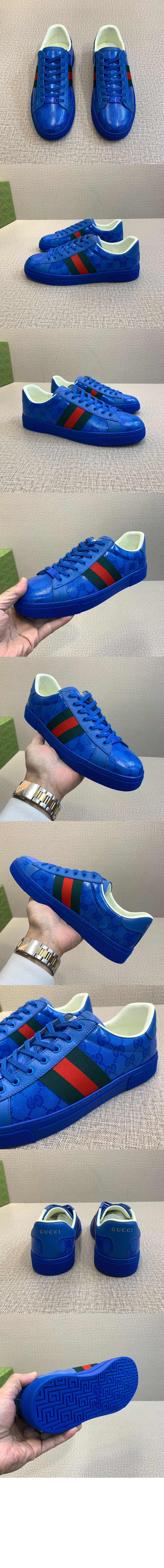 구찌 GG 크리스털 로우탑 스니커즈 760775