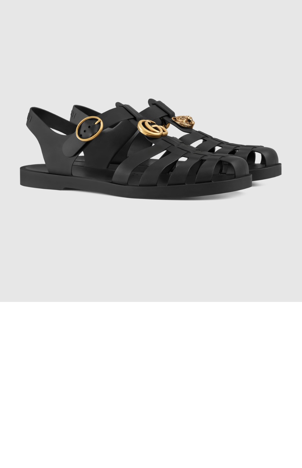 구찌 러버 버클 스트랩 샌들 463463