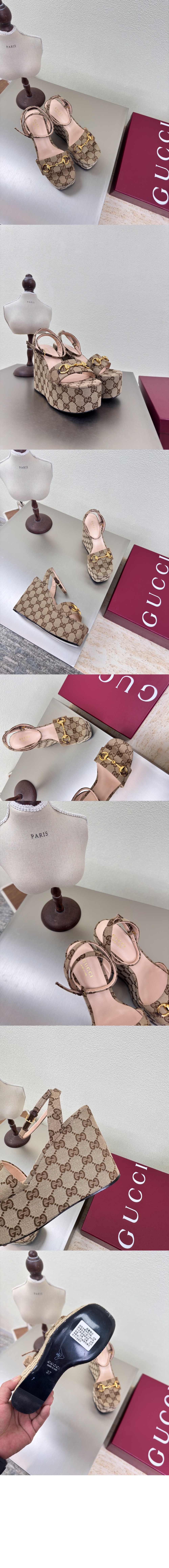 구찌 홀스빗 플랫폼 샌들 794718