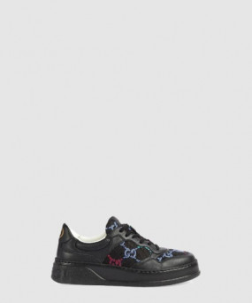 구찌 패브릭 인서트 레더 스니커즈 726545