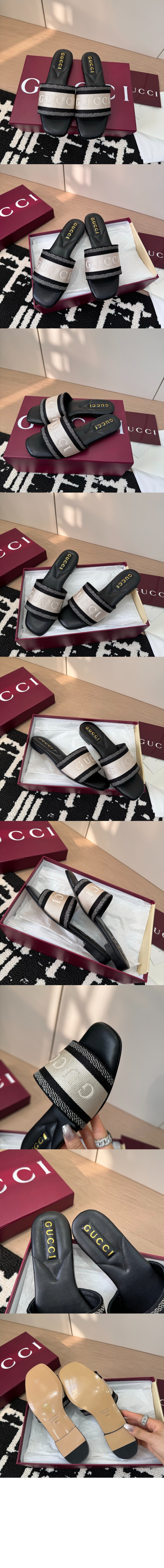구찌 슬라이드 샌들 817564