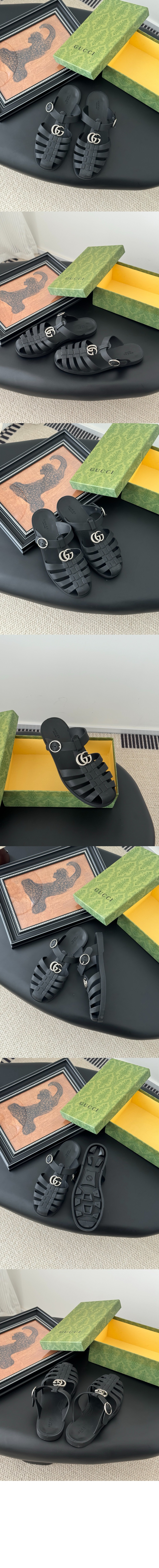 구찌 더블 G 뮬 812582