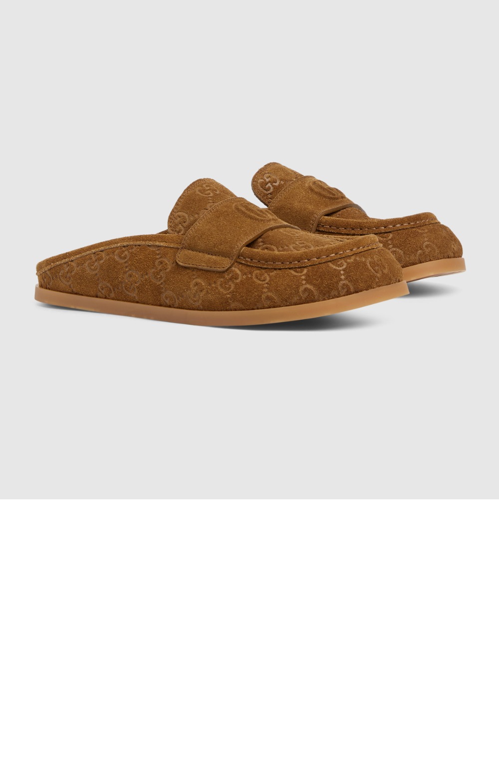 구찌 더블 G 디테일의 뮬 817468