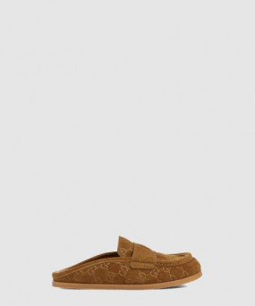 구찌 더블 G 디테일의 뮬 817468