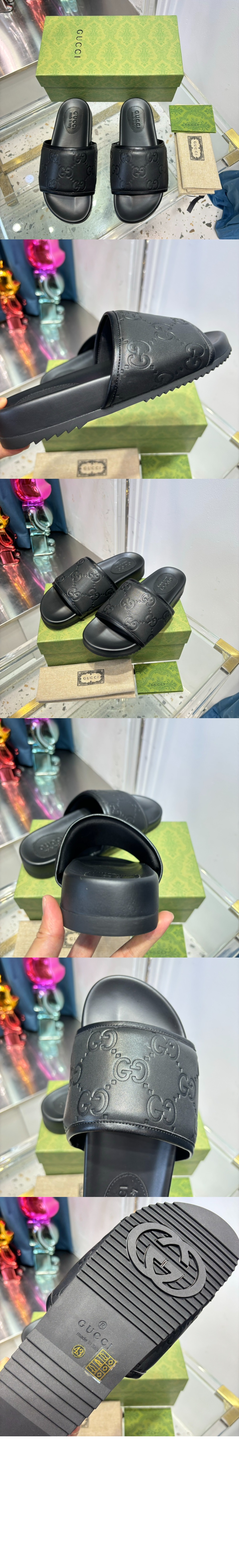 구찌 GG 슬라이드 샌들 681880