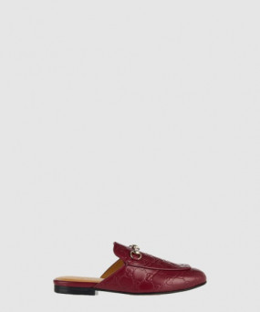 구찌 프린스타운 가죽 슬리퍼 812307