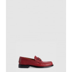 구찌 리자드 가죽 로퍼 707698