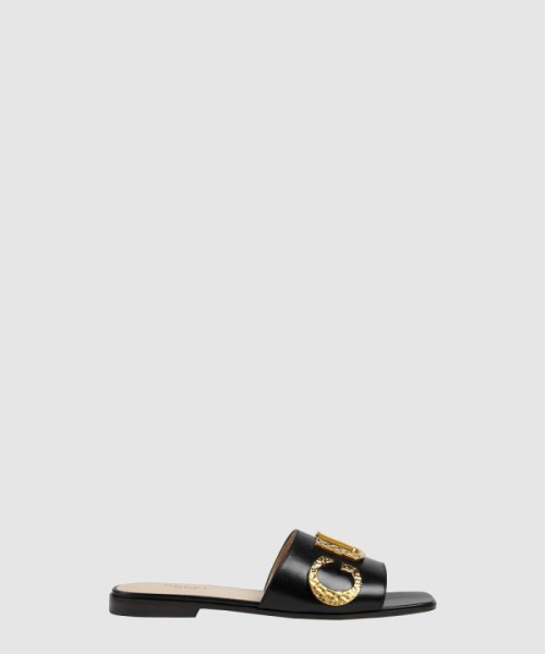 구찌 레터링 로고 슬리퍼 694858