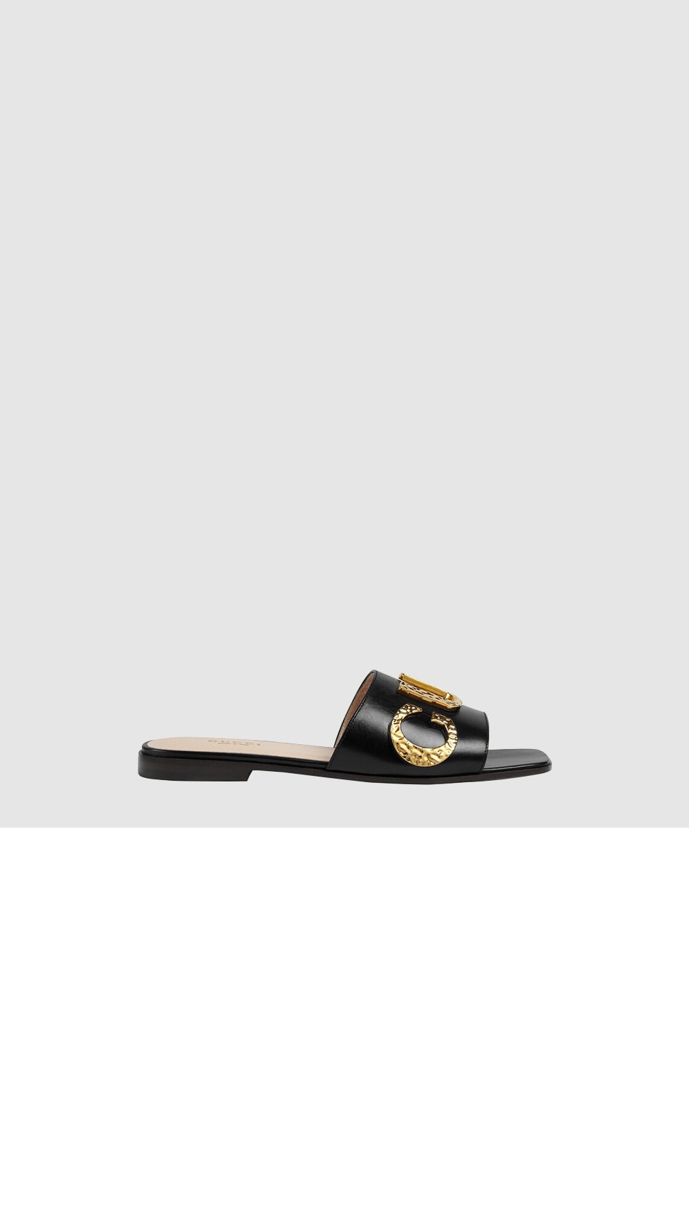 구찌 레터링 로고 슬리퍼 694858