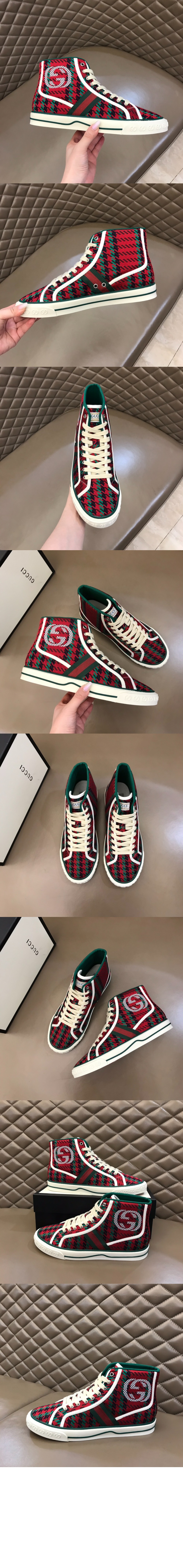 구찌 테니스 1977 하이탑 스니커즈 644737