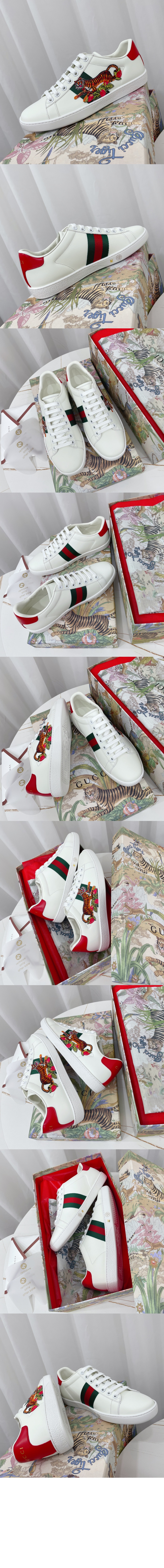 구찌 타이거 에이스 스니커즈 687608