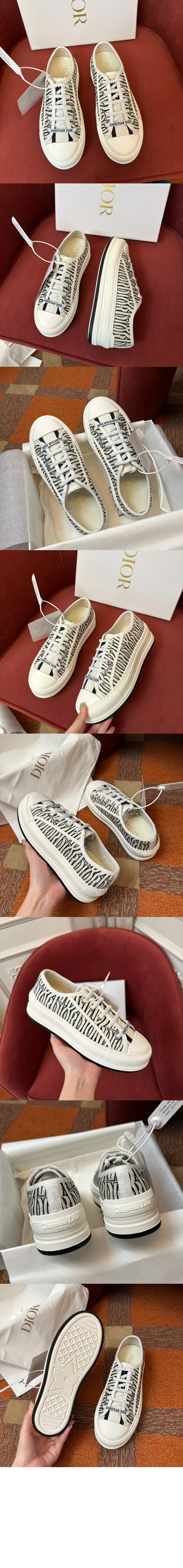 구찌 WalknDior 플랫폼 스니커즈 KCK38