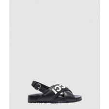 구찌 로고 샌들 742024