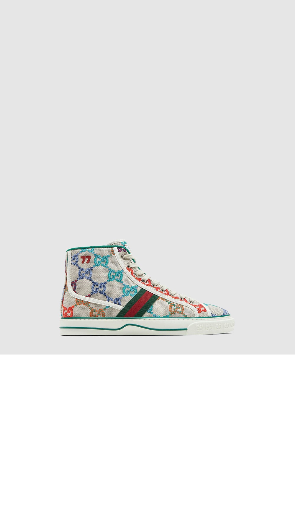 구찌 테니스 1977 하이탑 스니커즈 625807
