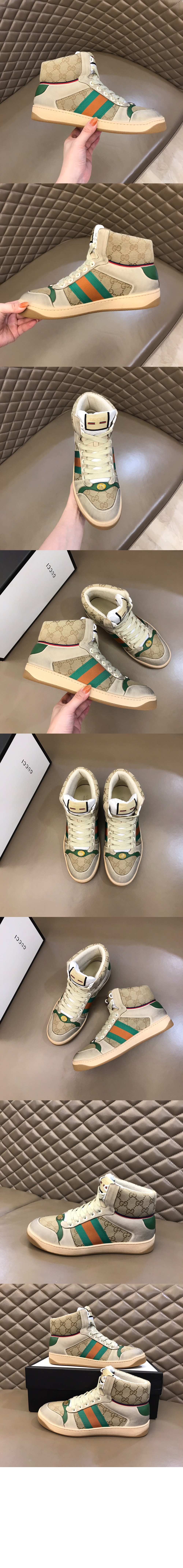 구찌 GG 하이탑 스니커즈 563730