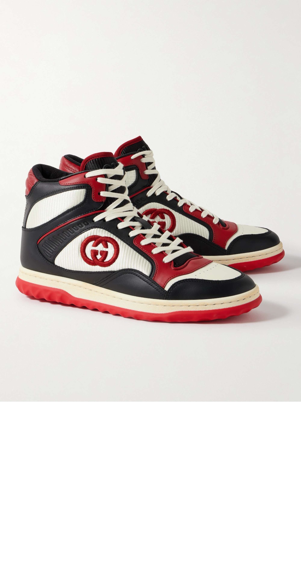 구찌 MAC80 트레이너 하이탑 762060