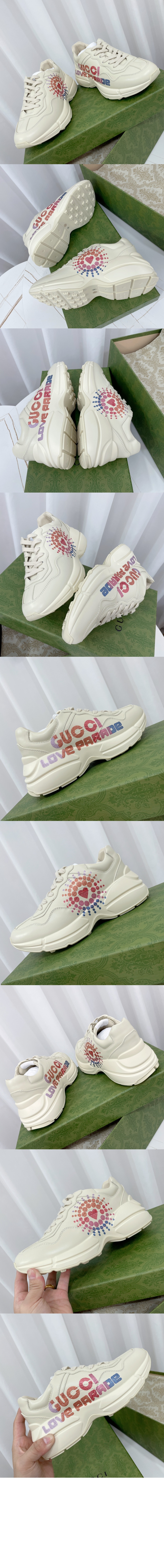 구찌 라이톤 러브 퍼레이드 스니커즈 703809