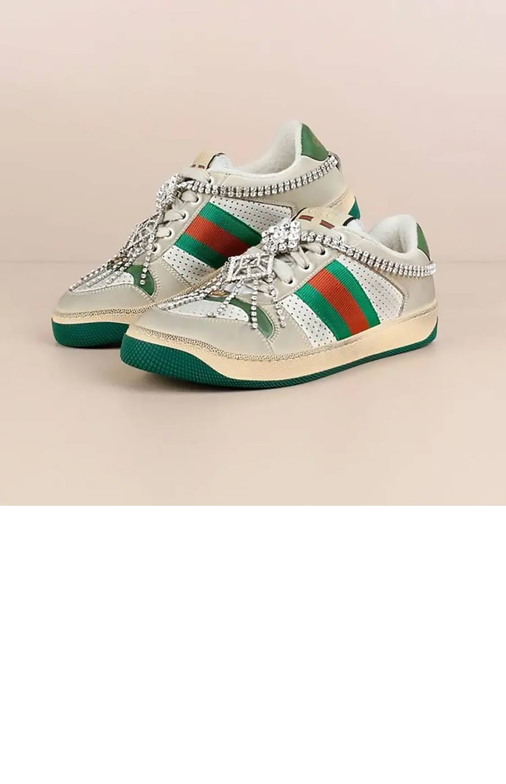 구찌 크리스탈 러너 여성 스니커즈 스크리너 570903