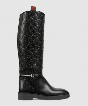 구찌 슬림 홀스빗 부츠 806391