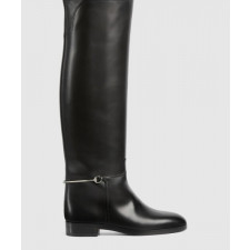 구찌 슬림 홀스빗 니하이 부츠 805313