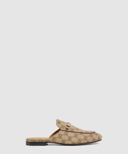 구찌 슬립온 플랫 솔 뮬 802163