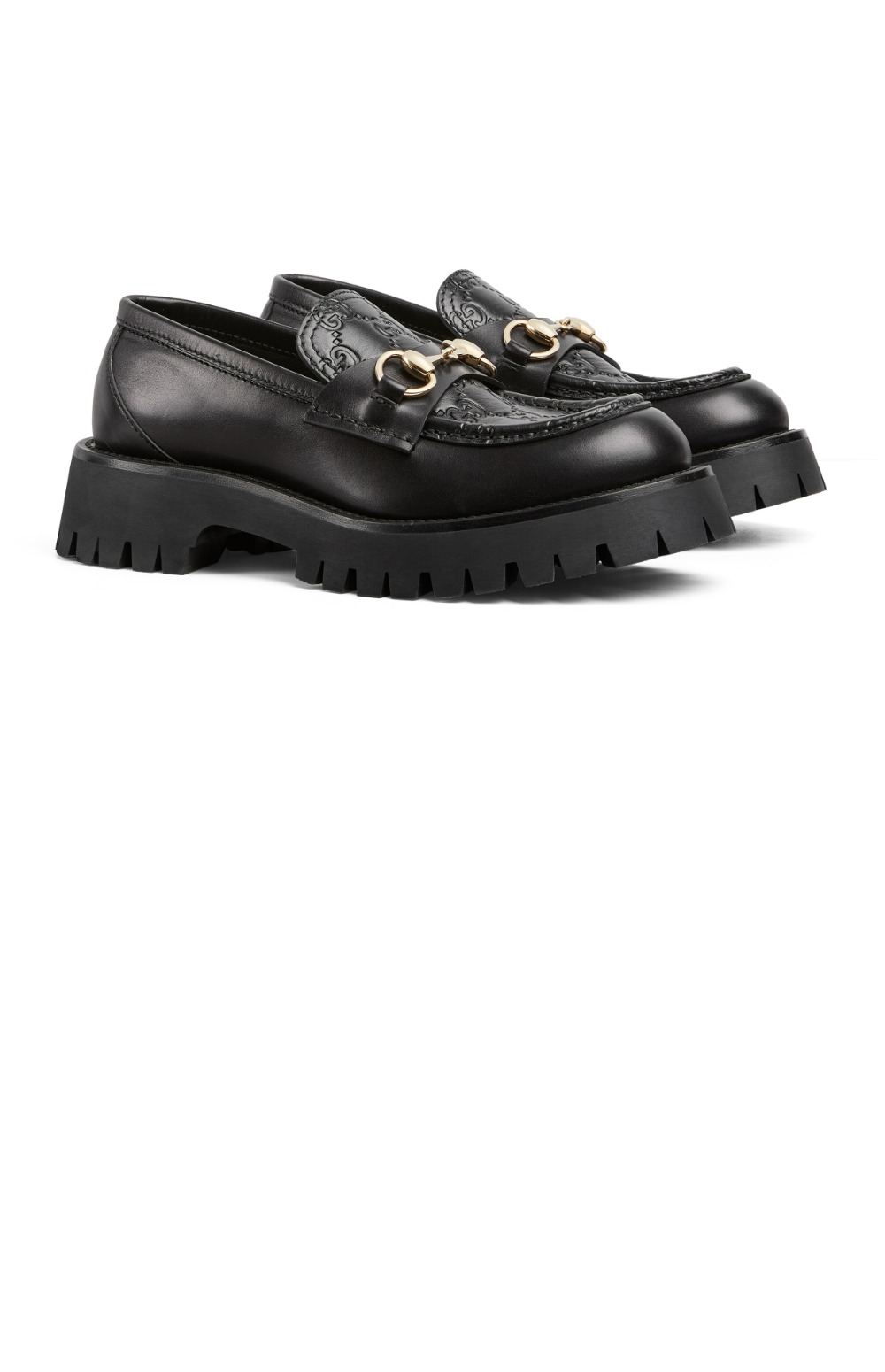 구찌 러그 솔 홀스빗 로퍼 817306