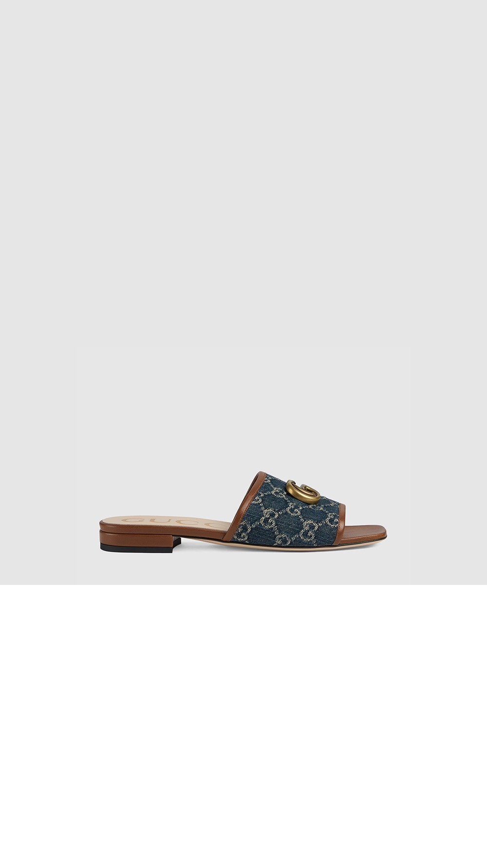 구찌 GG 데님 슬리퍼 647630