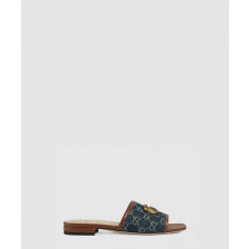 구찌 GG 데님 슬리퍼 647630