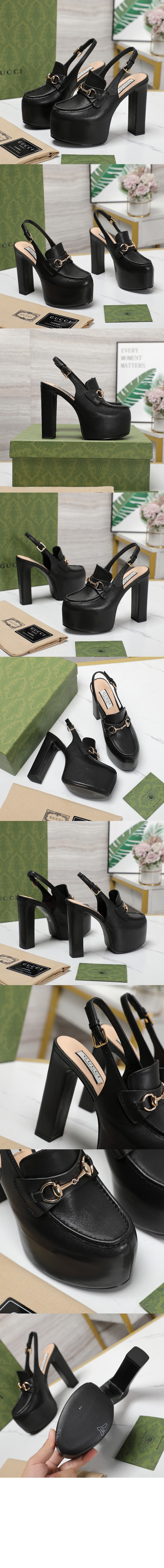 구찌 홀스빗 플랫폼 로퍼 슬링백 805308