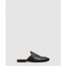 구찌 GG 레더 홀스빗 슬리퍼 813864