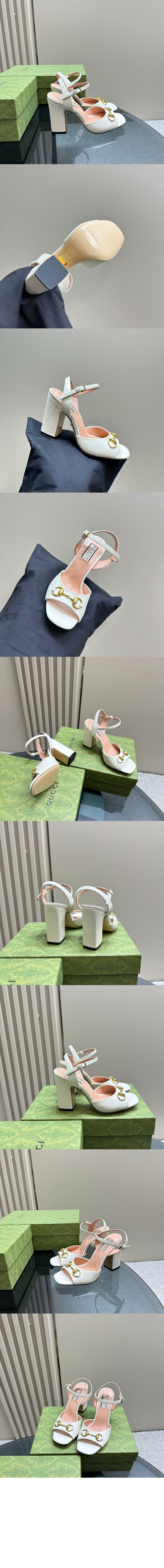 구찌 홀스빗 미드힐 샌들 771603