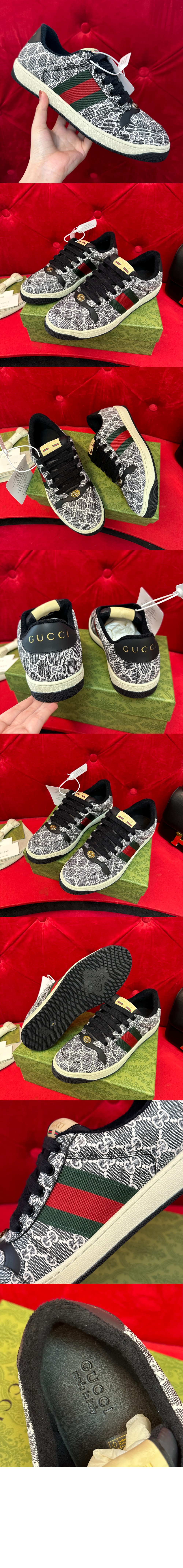 구찌 스크리너 스니커즈 763525