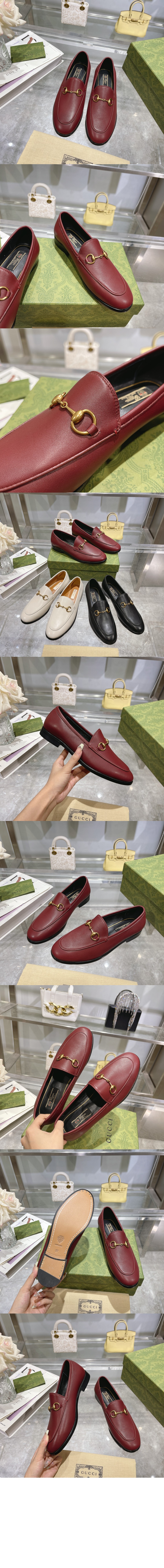 구찌 레더 로퍼 759917