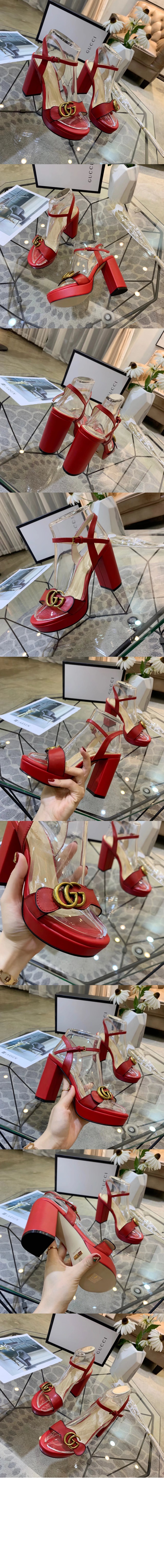 구찌 홀스빗 미드힐 샌들 453378